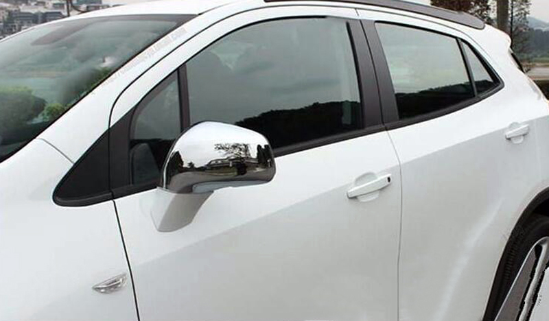 ABS Хром Rearview Огледало Покрие трим 2 парчиња за Опел Mokka / Vauxhall Mokka / Buick Бис 2013-2017