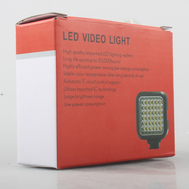 Wansen W36 LED Светло во Видео Светилка осветлување 6500K DC 3.7 V 36 Led диоди за Nikon Канон DV видео камера Камера