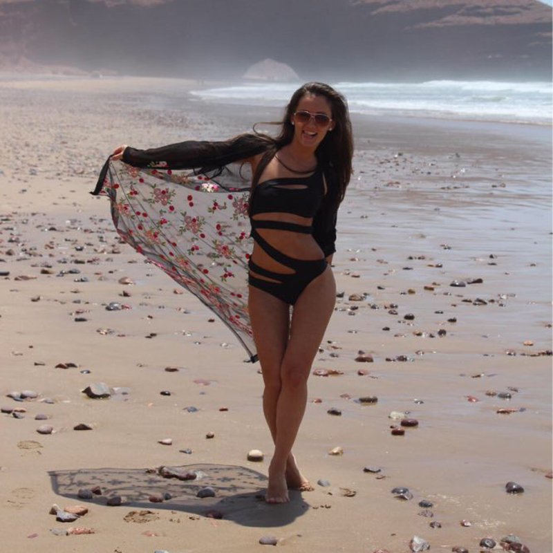 INGAGA 2017 Едно Парче бански костуми perfect Завој Бански Жените Едно Рамо Шупливи Отсечени Секси Monokini Beachwear костими за Капење