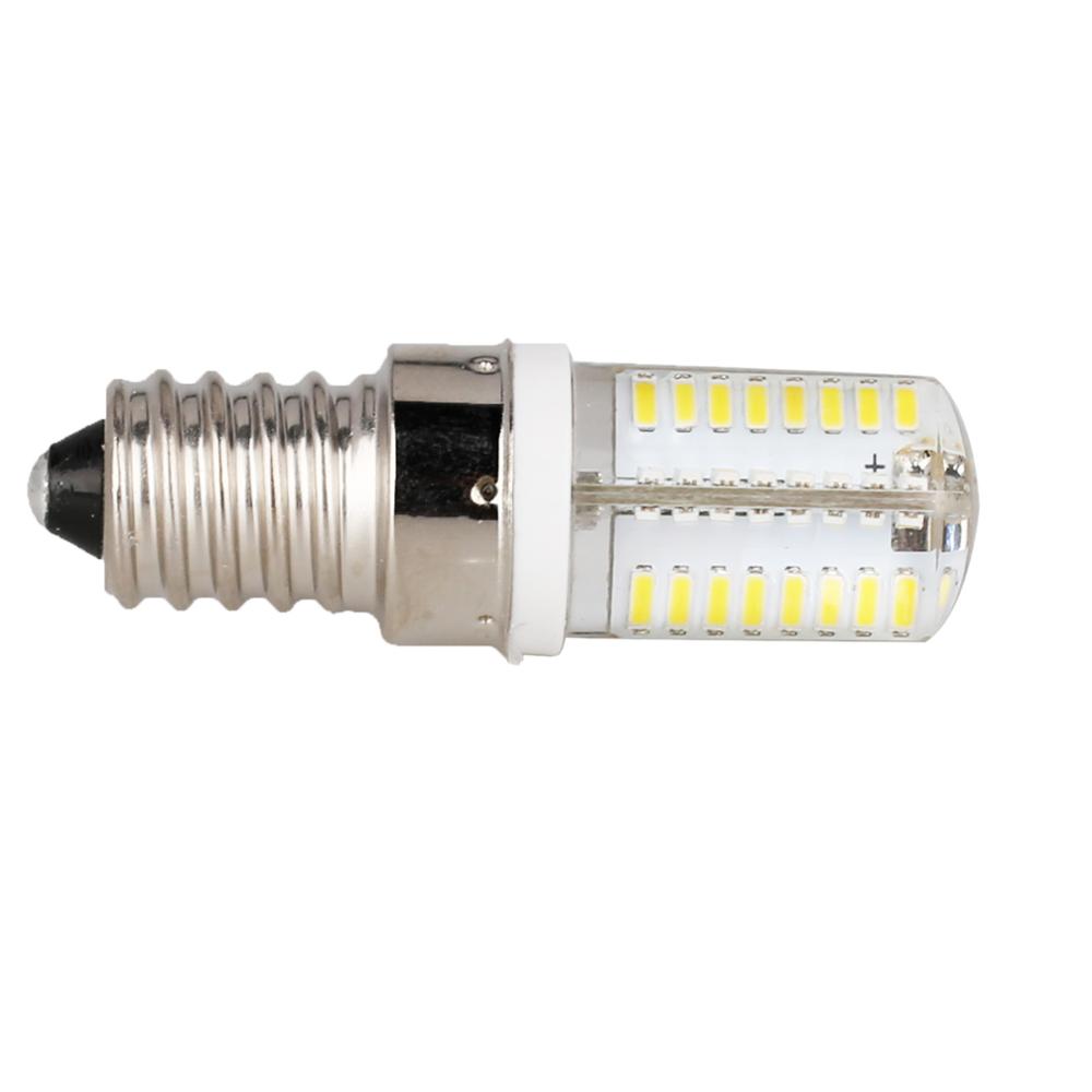 E14 LED Пченка Крушка Светилка 3014 SMD 64 LED диоди 6W го Замени Халоген Силикони Кристал Капсула Светла Топло Ладно