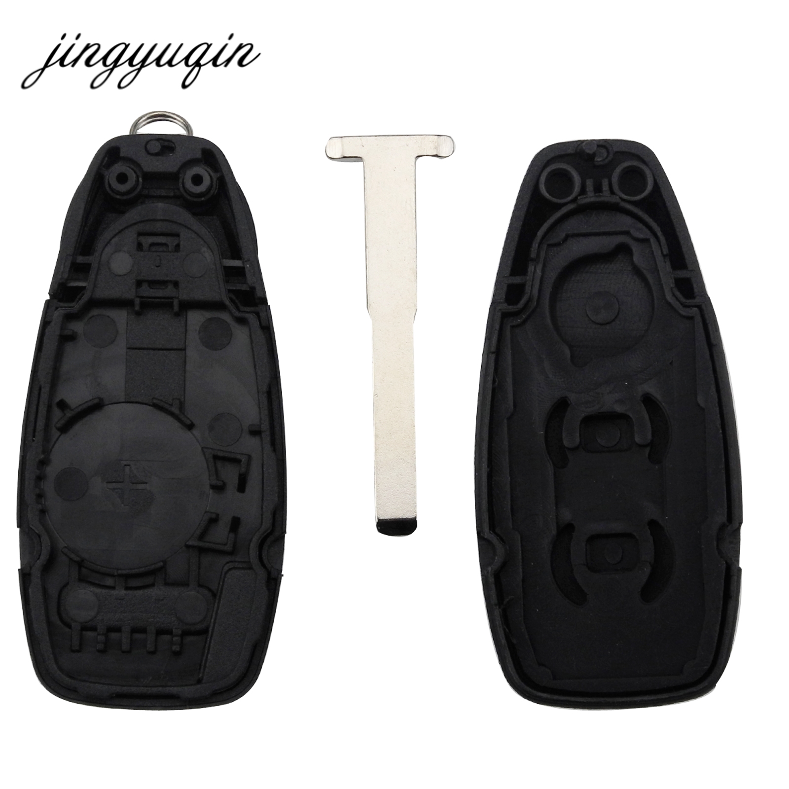 jinyuqin 3 Копчето на Далечинскиот Smart Key Случај за Ford Mondeo Fiesta Фокус Титаниум ФОБ Школка Замена