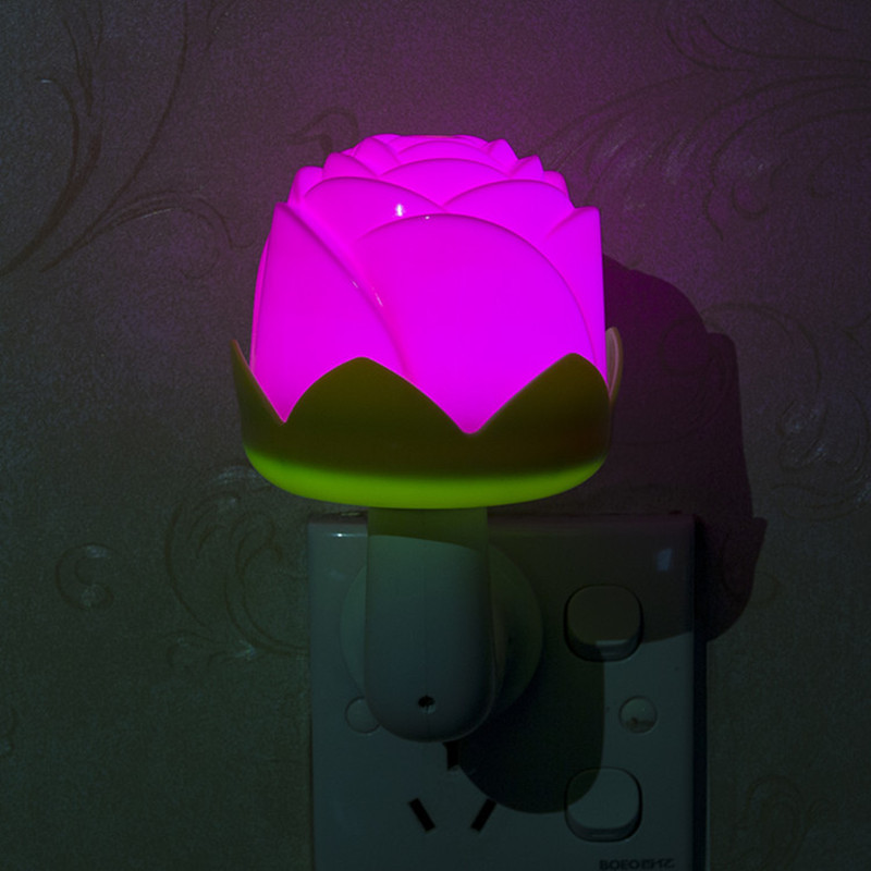 220v енергија-заштеда на рози дизајн ноќ светлина автоматскиот сензор за осветлување контрола на LED светилка nightlightfor бебе bedrom затворен осветлување