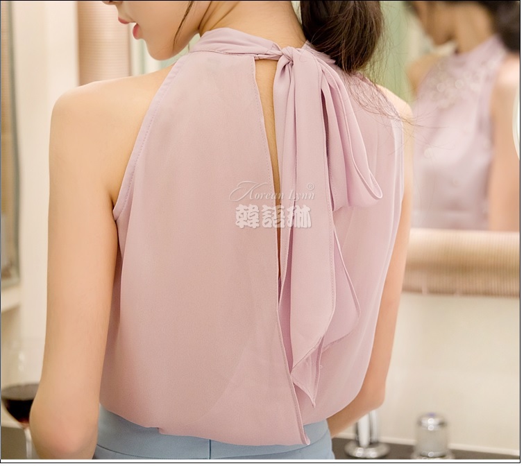 2017 Нови Жените Beading Chiffon Блуза корејски Мода Ракави Жените Turtleneck Chiffon Блуза Кошула Жените Врвот S M L