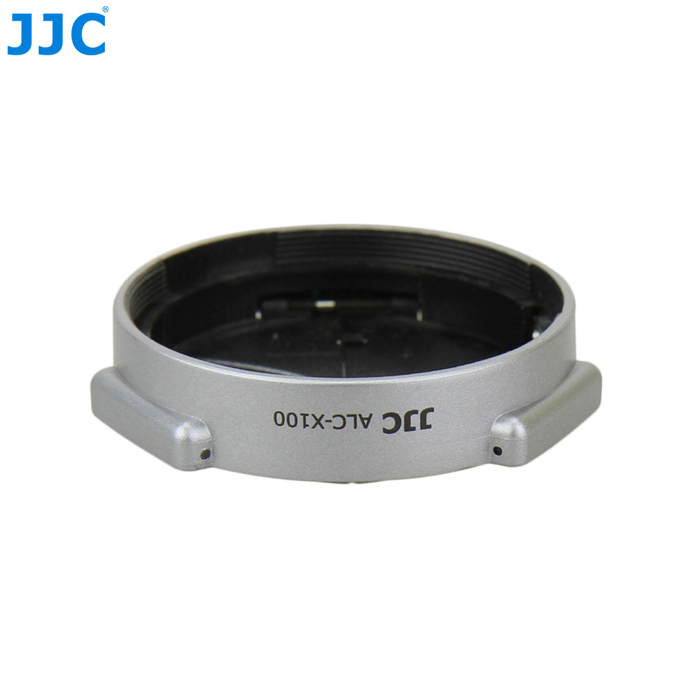 JJC Камера Авто-Задржување на Црна Сребро Автоматско Заштитник Авто Леќа Капа за Fujifilm X100/X100S/X100T/X70