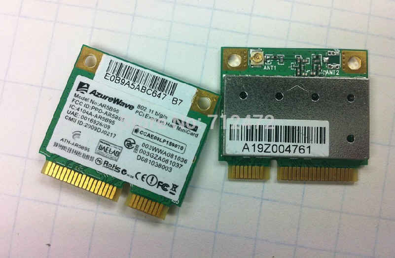 SSEA трговија на Големо Оригинални Нови Безжичните картички за AzureWave AR5B95 AR9285 Половина Мини PCI-E Картичка 802.11 B/G/N 150Mbps Бесплатен Превозот
