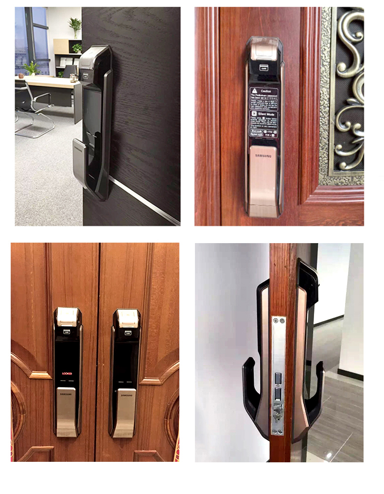 Samsung SHS-P718 Дигитални Отпечатоци Заклучување на Вратата / Push Pull Заклучување на Вратата Сребрена Боја Голема