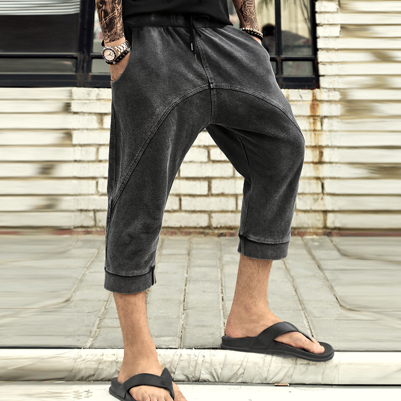 2017 Мажите Мода Теле-должина памук гроздобер изми панталони мажите лето топла продажба на повик лабава панталони мажите harem панталони со висок квалитет на нови