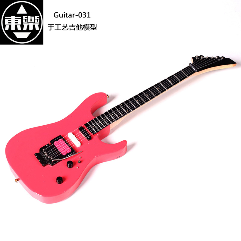 Дрвени рачно изработени Минијатурни Гитара Модел на гитара-031 Гитара Дисплеј со Случајот и да Стои (Не Вистински Гитара!