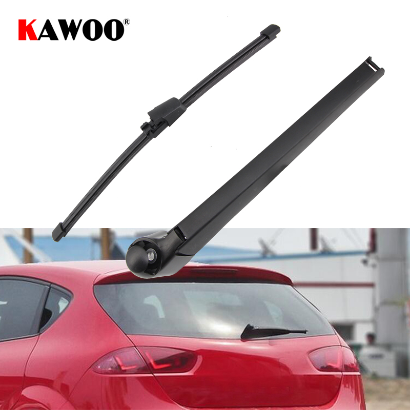 KAWOO Автомобил Задните Wiper Ножеви Сечилото Задниот Прозорец Стакло Рака За Седиште Леон Hatchback (2006-2012) 285mm