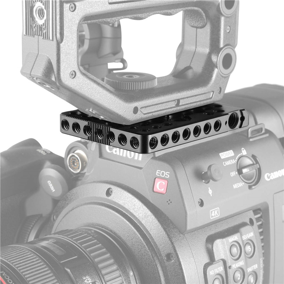 SmallRig Врвот Плоча за Canon C200 Origional Handgrip/Магија Оружје/EVF Заградата Месеци - 2056