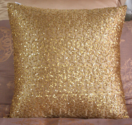 #922 Нови пристигнување sequin Ѕвездена злато sequins луксузни перница покрие софа кревет автомобил дома соба Декември трговија на големо