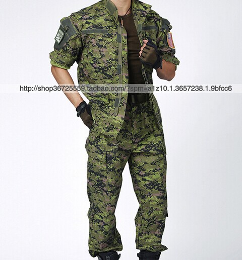 ни војска воена униформа за мажи Канада дигитални маскирна специјална војна обука јакна и панталони