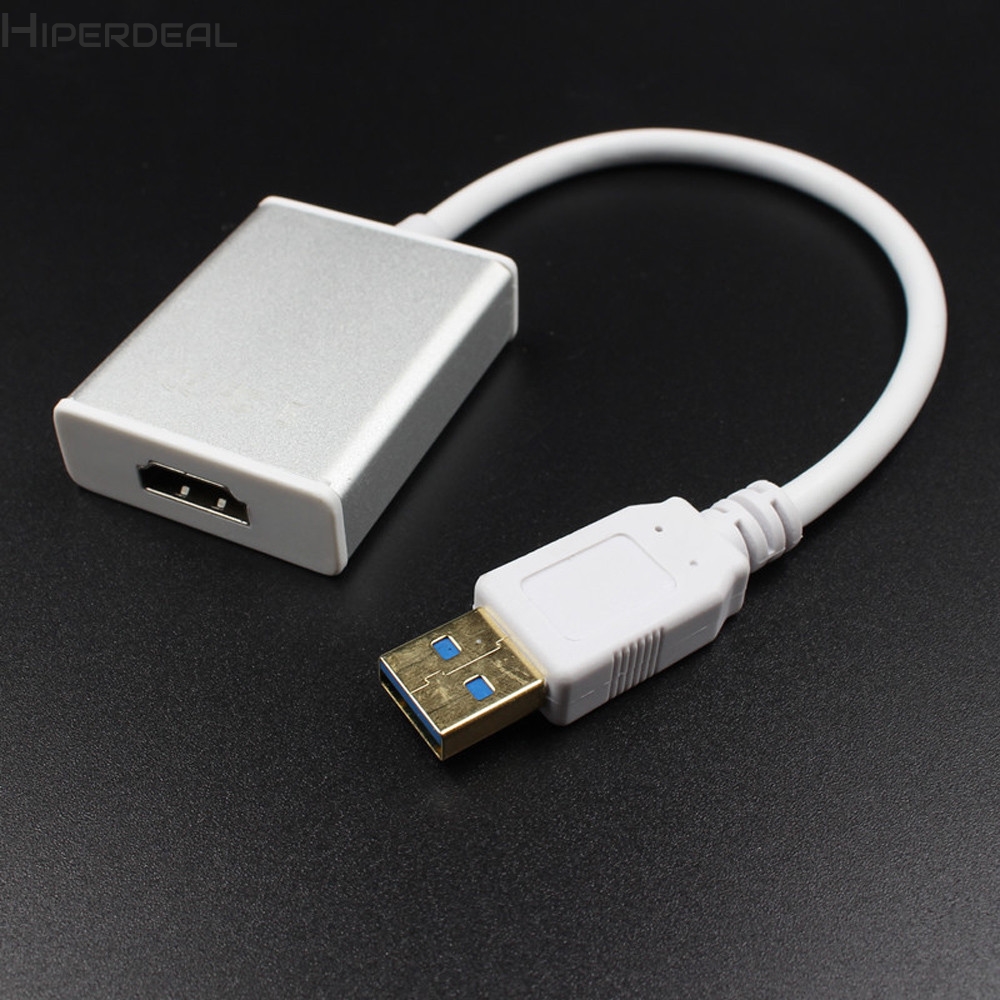 HIPERDEAL USB 3.0 Да HDMI HD 1080P Видео Кабел Адаптер Конвертор За персонален КОМПЈУТЕР Лаптоп HDTV ТВ ПВЦ