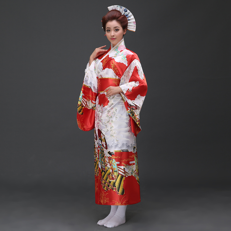 2018 новиот јапонски традиционални памучна облека kawaii јапонија yukata кимоно жените цвеќиња кимоно фустан yukata јапонското