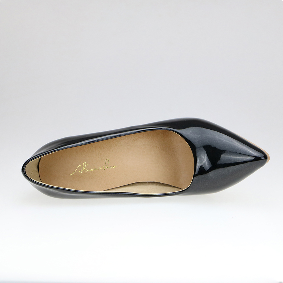 Alionashoo Жените Чевли 9cm Црна Тенки Високи Потпетици Zapatos Mujer Пумпа за Зрели Жени Мода Чевли Канцеларијата Дама