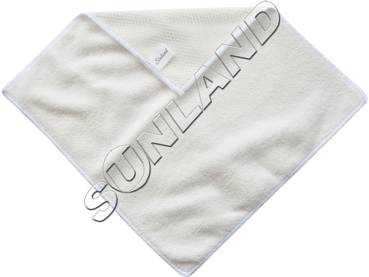 Sunland 5pcs Микрофибер 12 од 12-Инчен Кујна Јадење Крпа Со Поли Корито Страна Кујна Јадење Крпи за Чистење Партал - Избрани Боја
