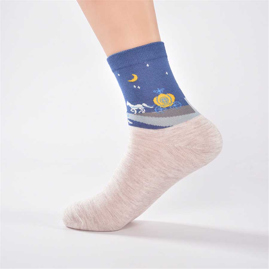 [COSPLACOOL] Цртан филм Божиќ Чорапи ноќта на Вештерките Подарок Жените Креативен Карактер Шема Смешно Чорапи meias Јапонија