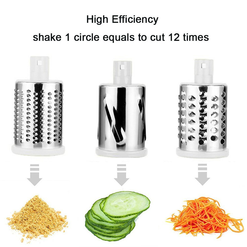 TTLIFE Мултифункционален Зеленчук Машина со 3 Нерѓосувачки Челик Сечилото Grater Круг Mandoline Slicer Компир Slicer Кујна Gadgets