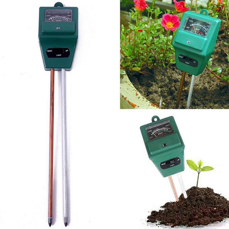 Нов Стил 3 во 1 PH Тестер на Почвата, Водата Влага Светлина Analized Тест Метар Детектор на Градинарски Растенија Цвет PH Метри(батеријата Не inc