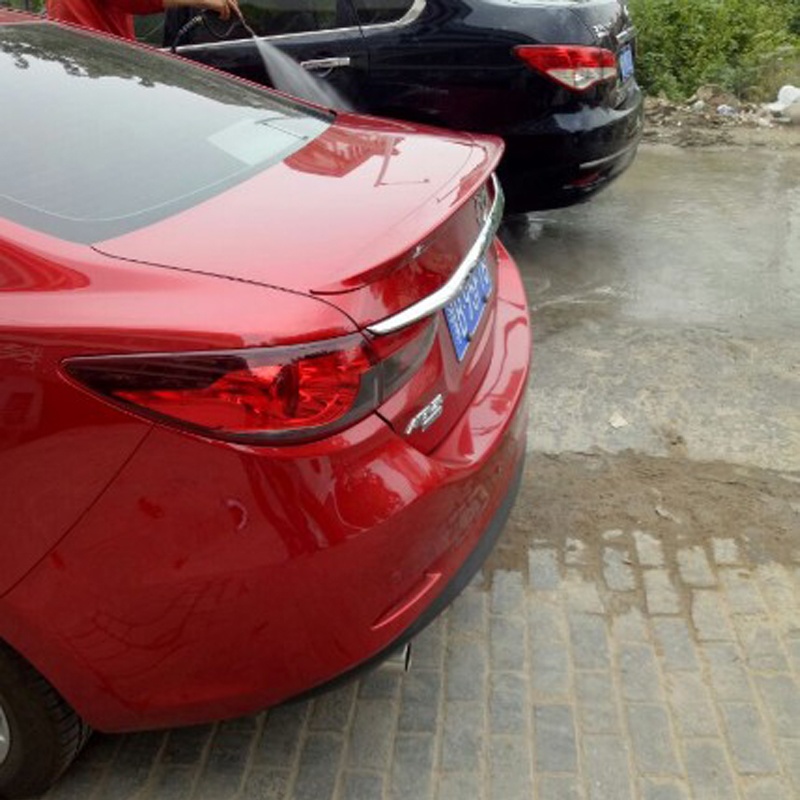 Автомобил Стил ABS Пластика Unpainted Буквар Опашка Крило Заден Спојлер на Багажникот Декоративни Покритие Одговара За Mazda 6 M6 Atenza 2014 2015 година