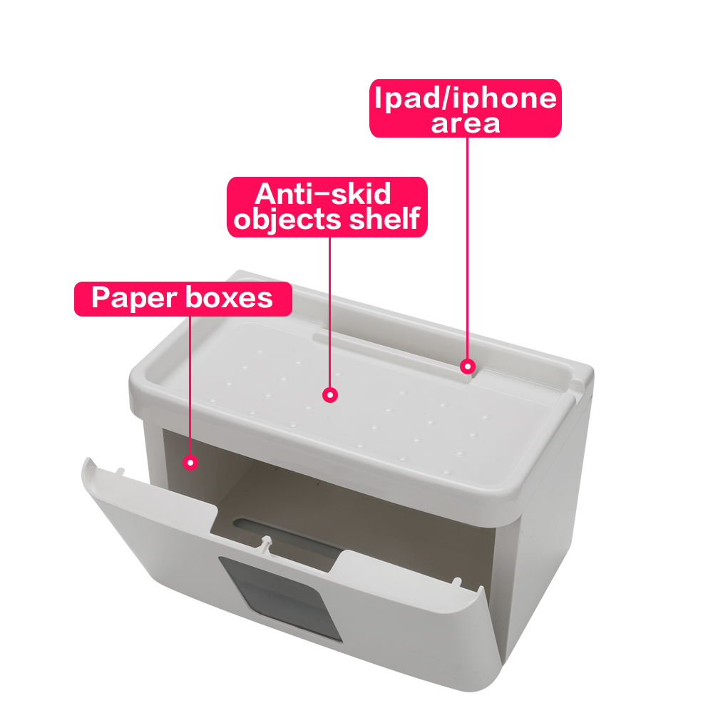 најновите Иновативни мултифункционален тоалетна хартија носителот тоалет тркалаат носителот со објектот полица за ipad