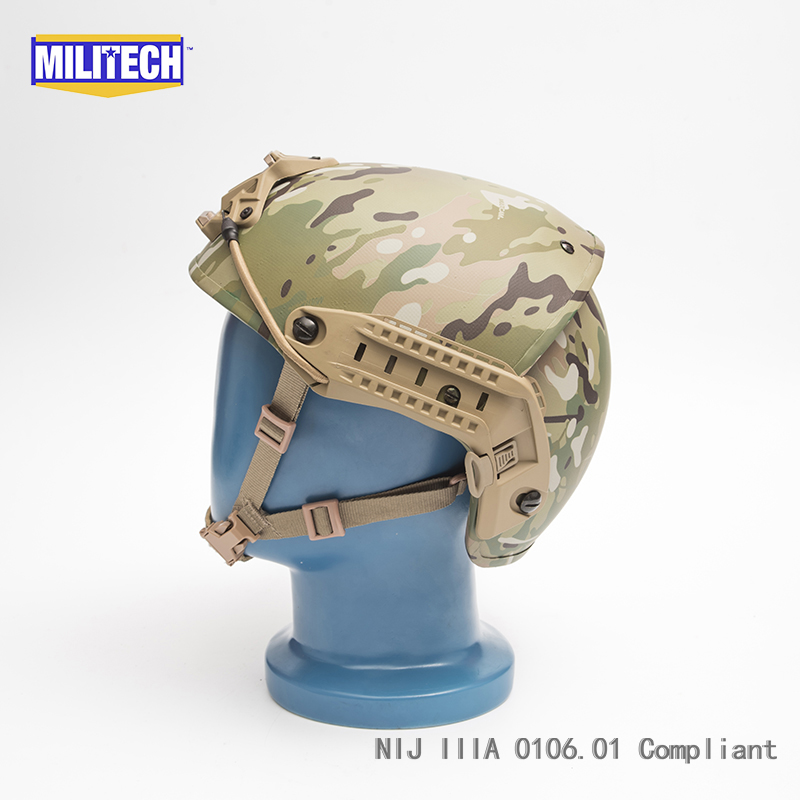 MILITECH M/LG Multicam MC NIJ ниво IIIA 3А Воздух Рамка Kevlar Bulletproof Шлем воздухопловни конструкции Балистички Шлем Со 5 Години Гаранција
