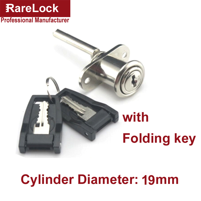 Rarelock 19mm Безбедност Фиока за Заклучување Внесени Различни за Врата поштенско Сандаче Кабинет Алатка Кутија со 2