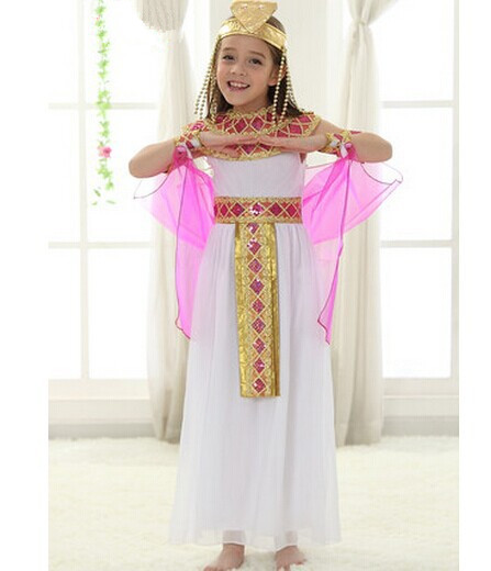египетскиот фустан египетскиот костим Божиќ облека децата костими за девојки принцеза костими chiffon фустан новина cosplay