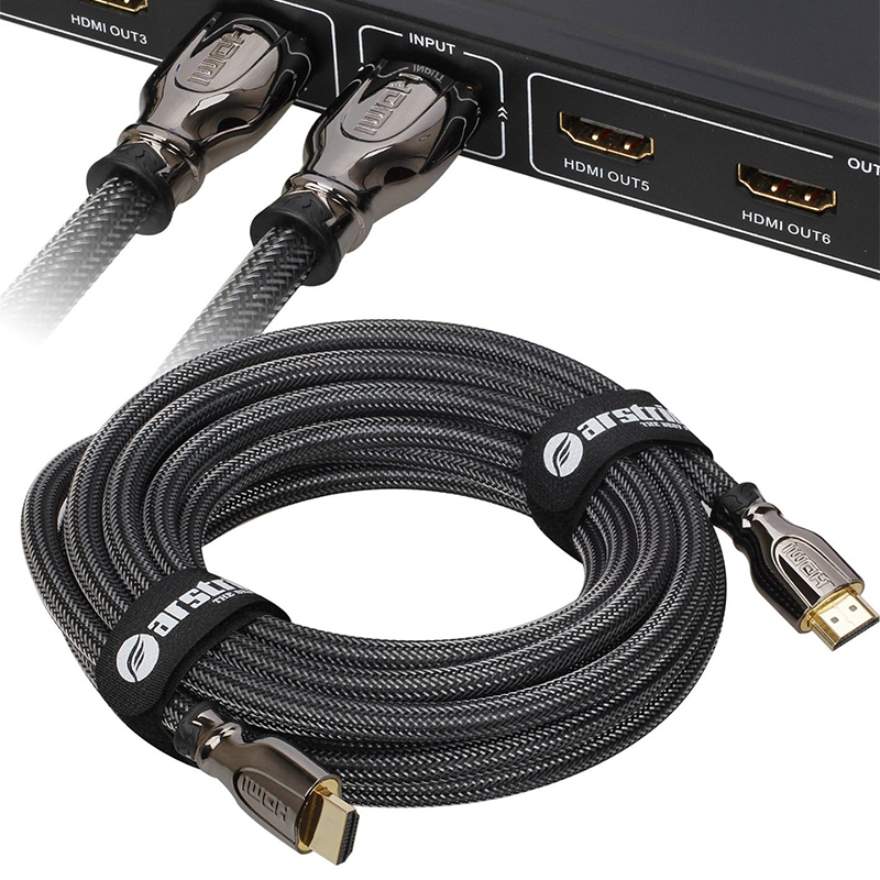 IDEANTS 2.0 Верзија на hdmi кабел со голема брзина на пренос во живо кутија hdmi кабел 2.0 верзија поддршка 4K 3d за