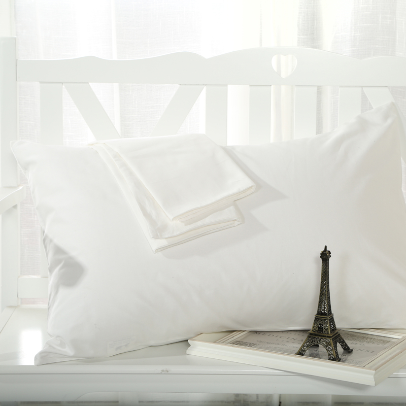 Стандардна Големина Бела Pillowcases Тешки Квалитет, Памук, Сет Од 2