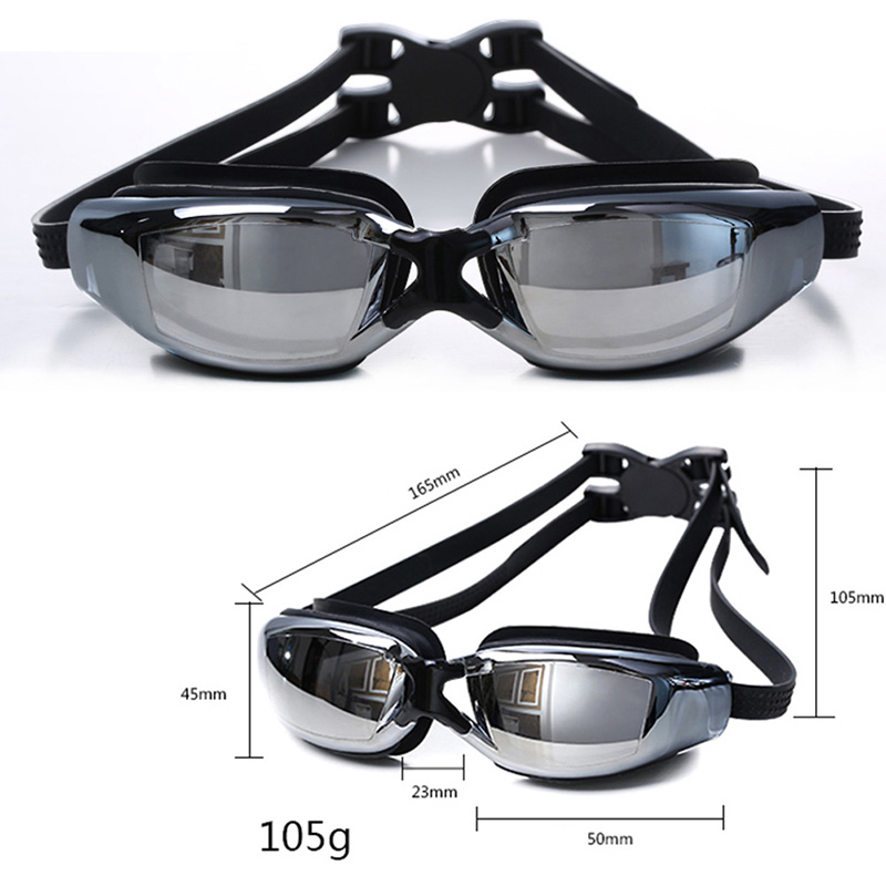 Мажи Жени Анти Магла УВ Заштита Пливање Очила Професионални Electroplate Водоотпорен Пливаат Очила