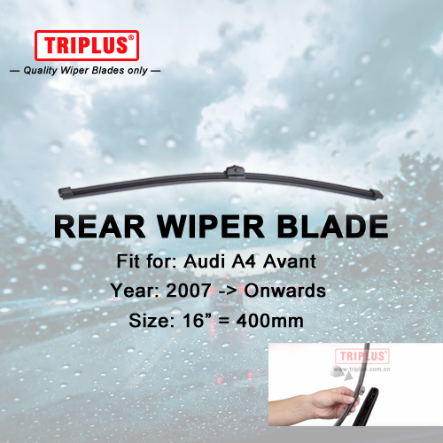 Задните Wiper Ножот за Audi A4 Avant Allroad (2007-Наваму) 1pc 16 400mm,Заден Ветробран Стакло,за Задниот Прозорец Шофершајбната