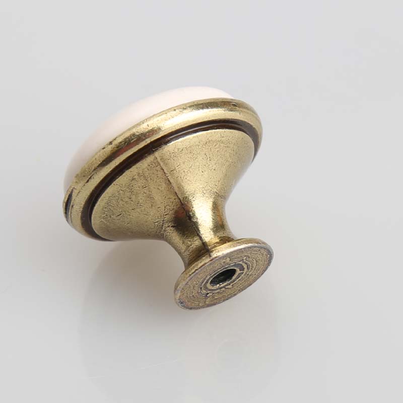 Салон повлекува копчиња фиока knob се справи со антички месинг rustico руралните керамички оков за мебел мали копчиња