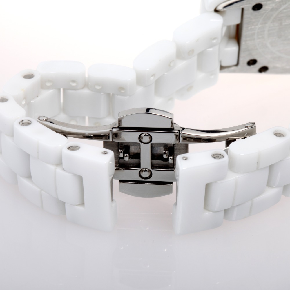 Нови Time100 Жените Керамички часовници Луксузен Бренд Мода High-tech Прецизност Керамички Рака Дијамант Дами Кварц Види
