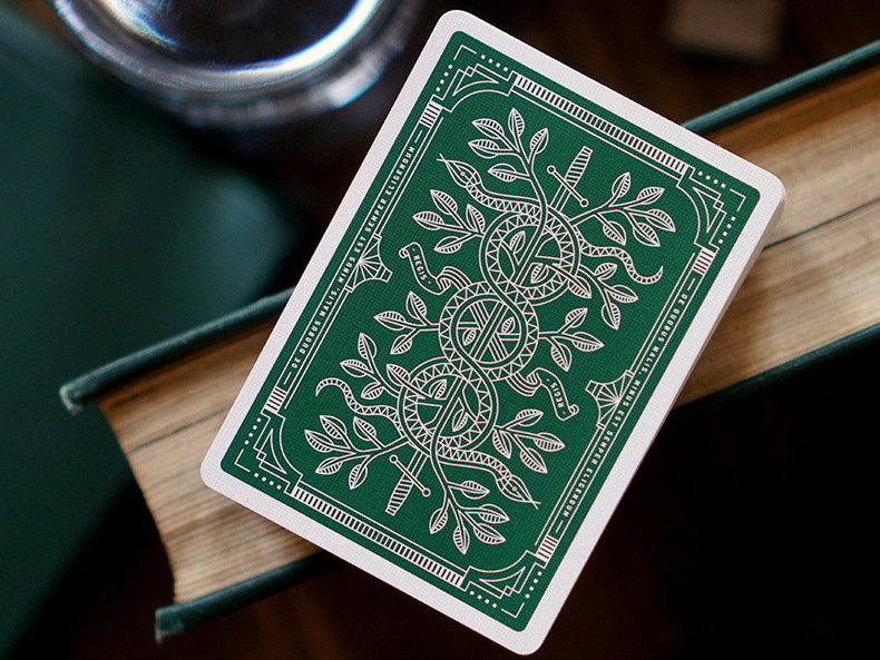 1 Палубата на Theory11 Зелена Монарси Карти за Играње Монарх Палубата Покер Магија Картички се Затвори До Магични Трикови за Професионални Волшебник
