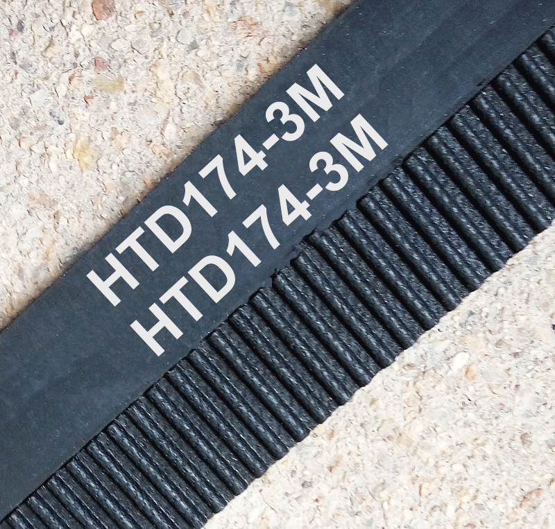 5 парчиња 174 HTD3M времето појас должина 174mm ширина 17mm 58 заби гума затворени-јамка 174-3M-17 S3M 3M 17 макара за CNC машина