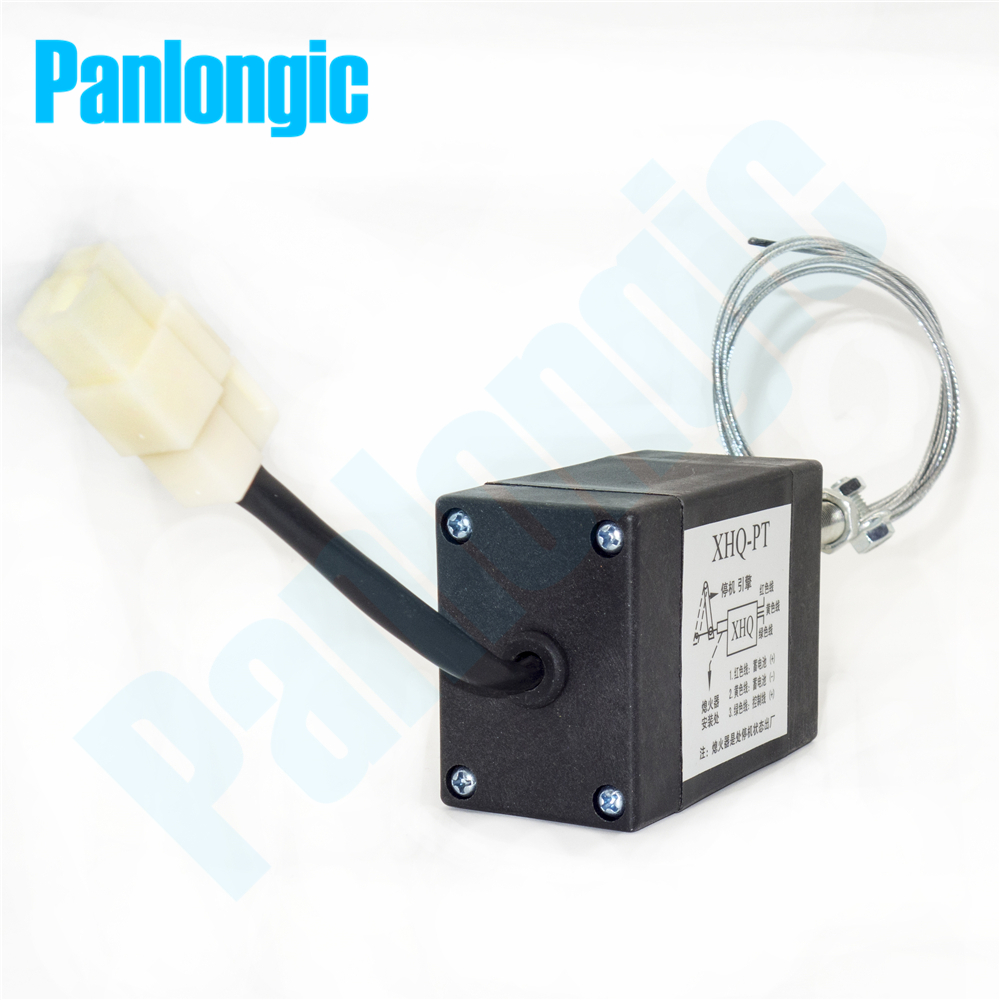 Panlongic XHQ-PT 12V/24V На Моќ/Исклучување Повлече Тип Дизел Мотор Делови Запре Електромагнетниот за Генератор Резервни