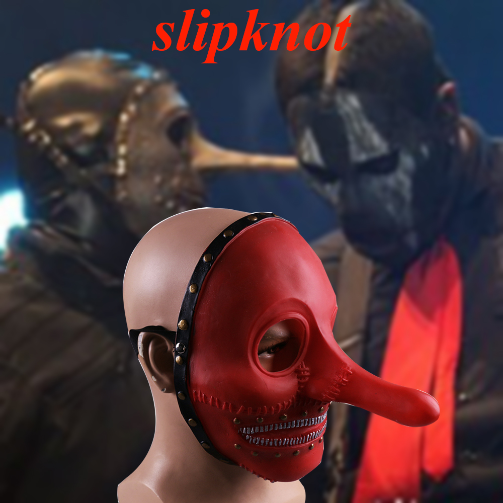 Slipknot Долг Нос Лицето Маска Крис Fnhn Cosplay Џокер Маски Шлем Човек Возрасни Прилагодливи Ноќта На Вештерките Партија Проп