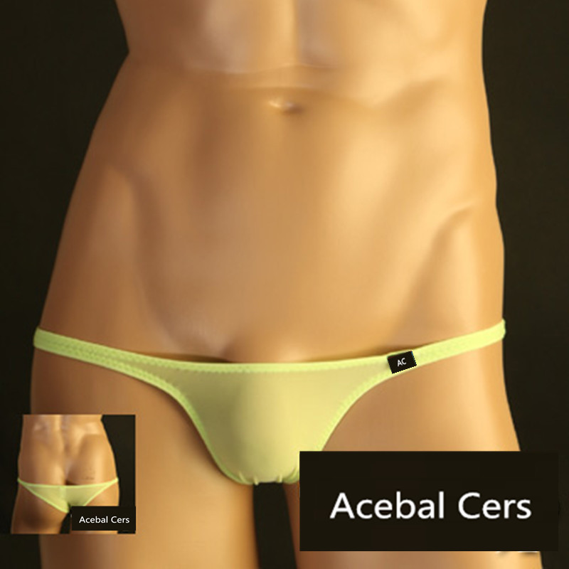 2017 Acebal Cers TM mens долна облека транспарентен mens бикини долна облека Топ Брендови геј мажите долна облека во