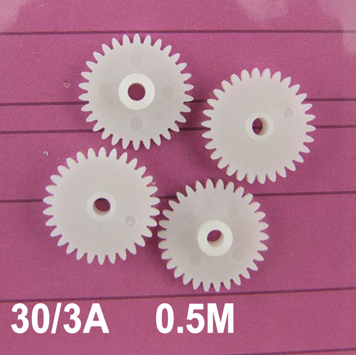 Фабриката на големо (100pcs/многу) Главната оска еден слој опрема 303A 0.5 M 30 заби за 3мм вратило тесни фитинг играчка