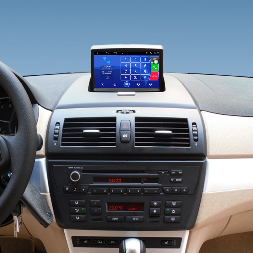 Надгради Оригинални Автомобил мултимедијален Плеер Автомобил GPS Навигација Одговараат на BMW X3 E83 2004-2010 Поддршка за WiFi, Bluetooth