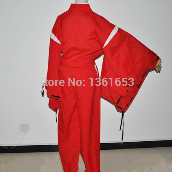 Јапонија Аниме Inuyasha Cosplay Костим Светла Црвена Униформа партија облека подарок за ноќта на вештерките носии за