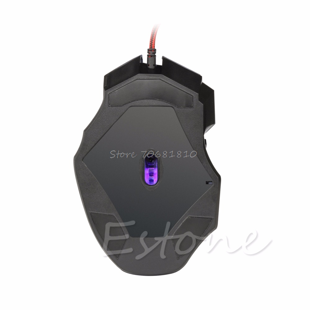 Велика БРИТАНИЈА LED Оптички 5500 DPI 7 Копчето USB Кабелска Професионални Игри Игра Глувчето Глувци Пад на Превозот