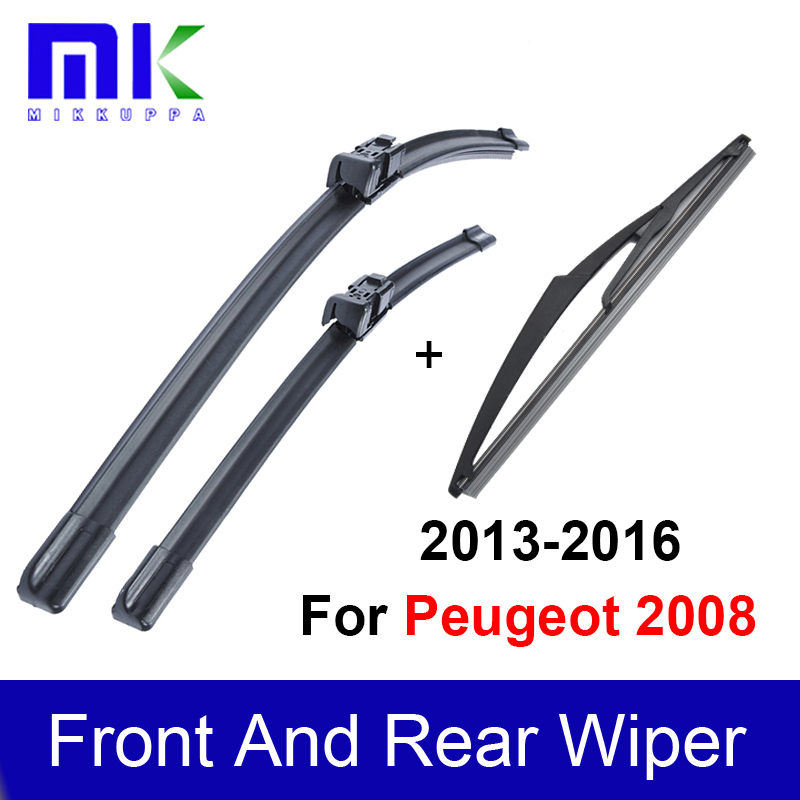 Силиконска Гума Wiper Ножеви За Peugeot 2008 Година ,2013 2014 2015 Година Пар 26+16 Шофершајбната Wiper Авто Автомобил