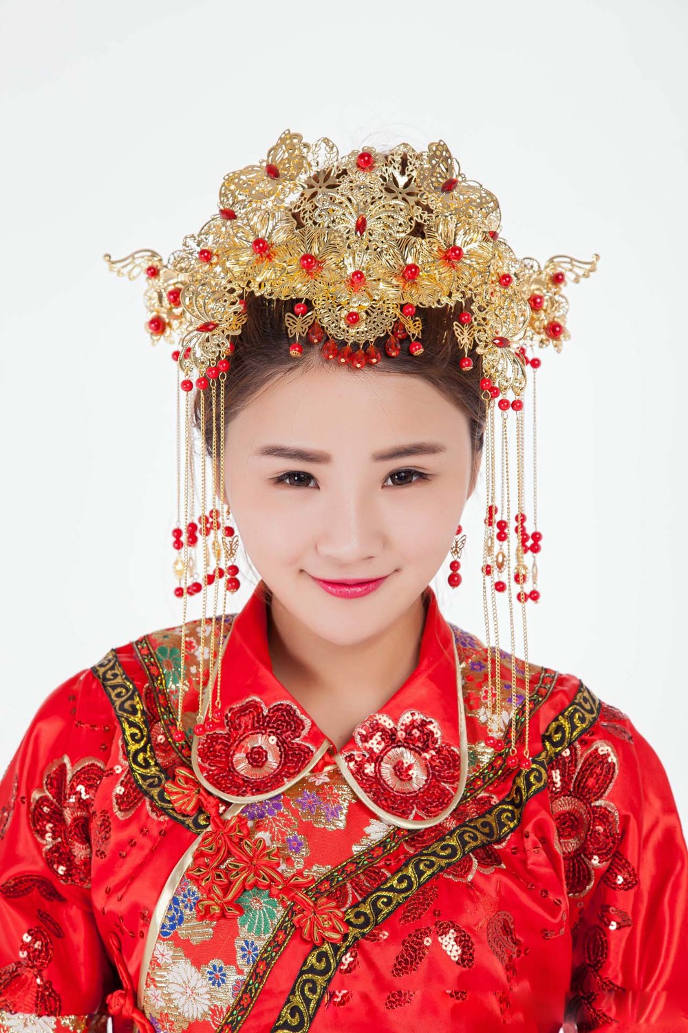 Coronet костим коса, накит ретро Кинески cheongsam главата проток чешел косата декорирани ретро Coronet