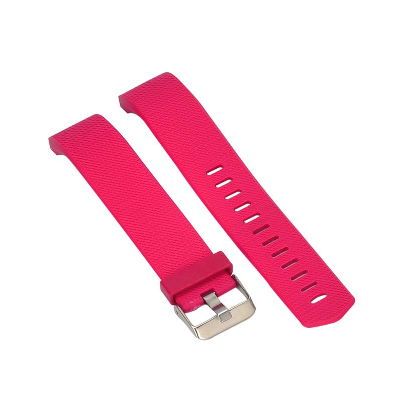 21cm Силикони Watchband Рака Бенд Замена Smart Хривнија Ремени Бендови со Тока за Fitbit Полнење 2 Smart Watch Големина S