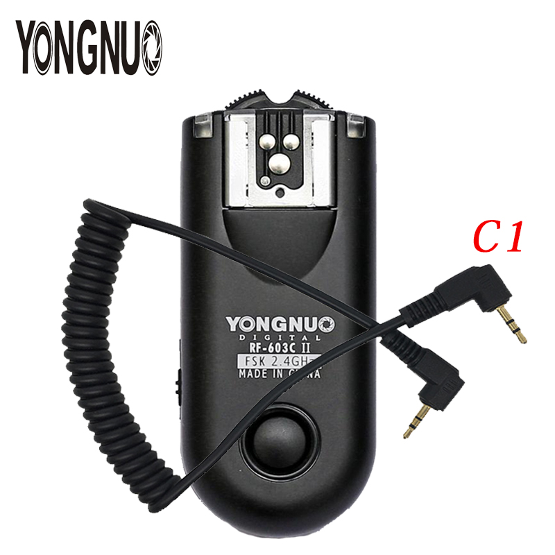 YONGNUO RF-603 II Ц1 RF603 Безжична Поголема брзина Флеш Трансиверите Потребен За Canon 60D/700D/1100D/450D/550D/400D/350D/1200D