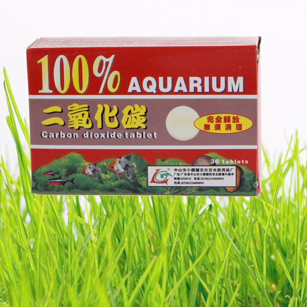 1 Кутија 36pcs Аквариум CO2 Јаглерод Диоксид Таблети За Растенија Аквариум Риба Резервоарот Diffuser Растенијата Aquario