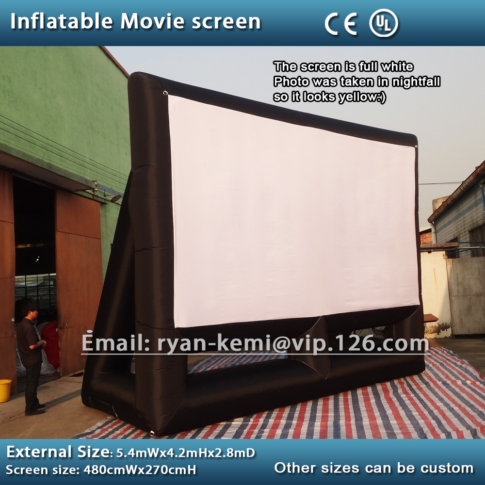 Бесплатен превозот мали гумени филм екран 16:9 гумени проекција на екранот гумени филм екранот