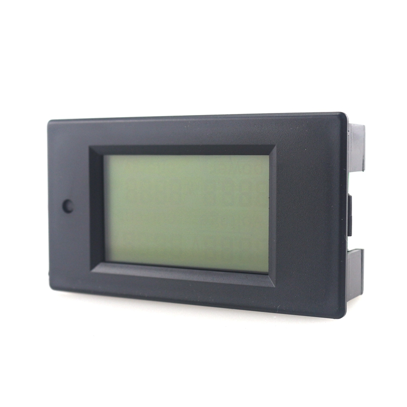 DC 6.5-100V LCD Дисплеј Дигитални Voltmeter Ammeter Моќ Енергија Монитор за Внатрешна Сино Осветлување